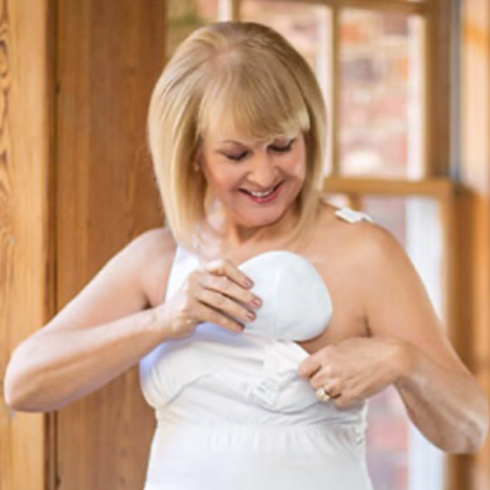 Gentle Touch Post Mastectomy Recovery Camisole with Breast Forms